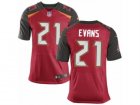 Mens Nike Tampa Bay Buccaneers #21 Justin Evans Elite Red Team Color NFL Jersey