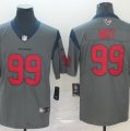 Nike Texans #99 J.J. Watt Gray Inverted Legend Limited Jersey
