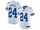 Women Nike Dallas Cowboys #24 Nolan Carroll Vapor Untouchable Limited White NFL Jersey