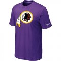 Nike Washington Redskins Sideline Legend Authentic Logo T-Shirt Purple