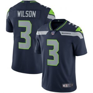Nike Seahawks #3 Russell Wilson Navy 100th Season Vapor Untouchable Limited