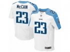 Nike Tennessee Titans #23 Brice McCain Elite White NFL Jersey