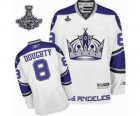 nhl jerseys los angeles kings #8 doughty white[2014 Stanley cup champions][third]