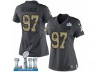 Women Nike New England Patriots #97 Alan Branch Limited Black 2016 Salute to Service Super Bowl LII NFL Jersey