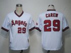 MLB Los Angeles Angels #29 Carew m&n White