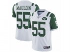 Mens Nike New York Jets #55 Lorenzo Mauldin Vapor Untouchable Limited White NFL Jersey