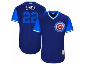 2017 Little League World Series Cubs Jason Heyward #22 J-Hey Royal Jersey