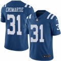 Mens Nike Indianapolis Colts #31 Antonio Cromartie Limited Royal Blue Rush NFL Jersey