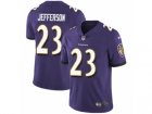Mens Nike Baltimore Ravens #23 Tony Jefferson Vapor Untouchable Limited Purple Team Color NFL Jersey