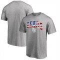 Chicago Bears Pro Line by Fanatics Branded Banner Wave T-Shirt Heathered Gray