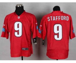 Nike detroit lions #9 stafford red jerseys[Elite]_1