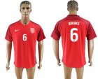 2017-18 USA 6 BROOKS Home Thailand Soccer Jersey