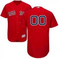 Boston Red Sox Red Mens Flexbase Customized Jersey