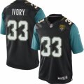 Mens Nike Jacksonville Jaguars #33 Chris Ivory Limited Black Alternate NFL Jersey