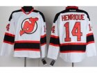 NHL Devils #14 Adam Henrique White Hockey Jerseys