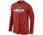 Nike New York Jets Critical Victory Long Sleeve T-Shirt RED