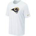 Nike St. Louis Rams Sideline Legend Authentic Logo T-Shirt White