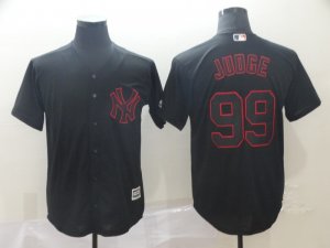 Yankees #99 Aaron Judge Black Shadow Legend Jersey