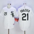 MLB Men Chicago White Sox #21 Todd Frazier White Cool Base Stitched Jersey