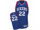 Men Adidas Philadelphia 76ers #22 Richaun Holmes Swingman Royal Blue Alternate NBA Jersey