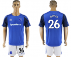 2017-18 Everton FC 26 DAVIES Home Soccer Jersey