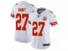 Women Nike Kansas City Chiefs #27 Kareem Hunt Vapor Untouchable Limited White NFL Jersey