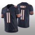 Mens Chicago Bears #11 Darnell Mooney Navy Jersey Vapor Limited