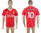 2017-18 Liverpool 10 COUTINHO Home Thailand Soccer Jersey