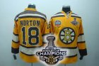 nhl boston bruins #18 horton yellow[2011 stanley cup champions]
