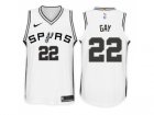 Nike NBA San Antonio Spurs #22 Rudy Gay Jersey 2017-18 New Season White Jersey