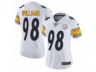 Women Nike Pittsburgh Steelers #98 Vince Williams Vapor Untouchable Limited White NFL Jersey