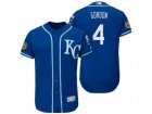 Mens Kansas City Royals #4 Alex Gordon 2017 Spring Training Flex Base Authentic Collection Stitched Baseball Jersey