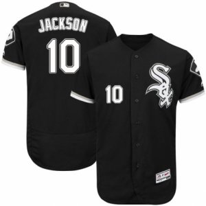 Men\'s Majestic Chicago White Sox #10 Austin Jackson Black Flexbase Authentic Collection MLB Jersey