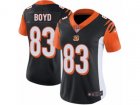 Women Nike Cincinnati Bengals #83 Tyler Boyd Vapor Untouchable Limited Black Team Color NFL Jersey