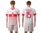 Switzerland #15 Dzemaili Away Soccer Country Jersey