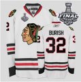 nhl jerseys chicago blackhawks #32 burish white[burish][2013 stanley cup]
