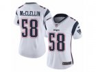 Women Nike New England Patriots #58 Shea McClellin Vapor Untouchable Limited White NFL Jersey