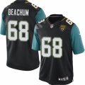 Mens Nike Jacksonville Jaguars #68 Kelvin Beachum Limited Black Alternate NFL Jersey