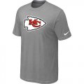 Kansas City Chiefs Sideline Legend Authentic Logo T-Shirt Light grey