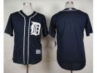 Detroit Tigers Blank Navy Blue Cool Base Stitched Baseball Jersey