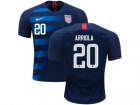 2018-19 USA #20 Arriola Away Soccer Country Jersey