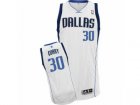 Men Adidas Dallas Mavericks #30 Seth Curry Authentic White Home NBA Jersey