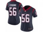 Women Nike Houston Texans #56 Brian Cushing Vapor Untouchable Limited Navy Blue Team Color NFL Jersey