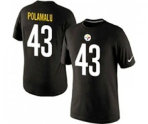 Nike Pittsburgh Steelers Troy Polamalu Pride Name & Number T-Shirt Black
