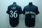 mlb seattle mariners #36 lee blue[cool base]