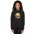 Womens Golden State Warriors Gold Collection Pullover Hoodie Black