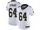 Women Nike New Orleans Saints #64 Zach Strief Vapor Untouchable Limited White NFL Jersey