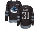 Men Adidas Vancouver Canucks #31 Anders Nilsson Black 1917-2017 100th Anniversary Stitched NHL Jersey