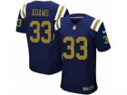 Mens Nike New York Jets #33 Jamal Adams Elite Navy Blue Alternate NFL Jersey