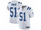 Mens Nike Indianapolis Colts #51 John Simon Vapor Untouchable Limited White NFL Jersey